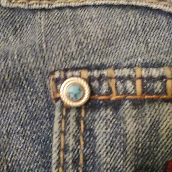 NWT REALLY COOL BOOTHEEL TRADING CO. BY SHERYL CROWE MEMPHIS JEANS. SZ 27/32 - Picture 5 of 12